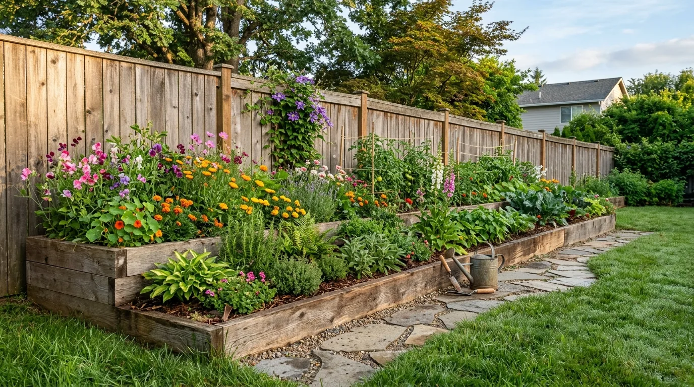 Corner Fence Bed With More Depth